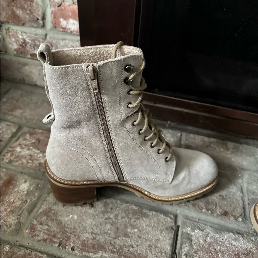 Seychelles Irresistible Lace-Up Boots - Sand - Picture 5 of 7